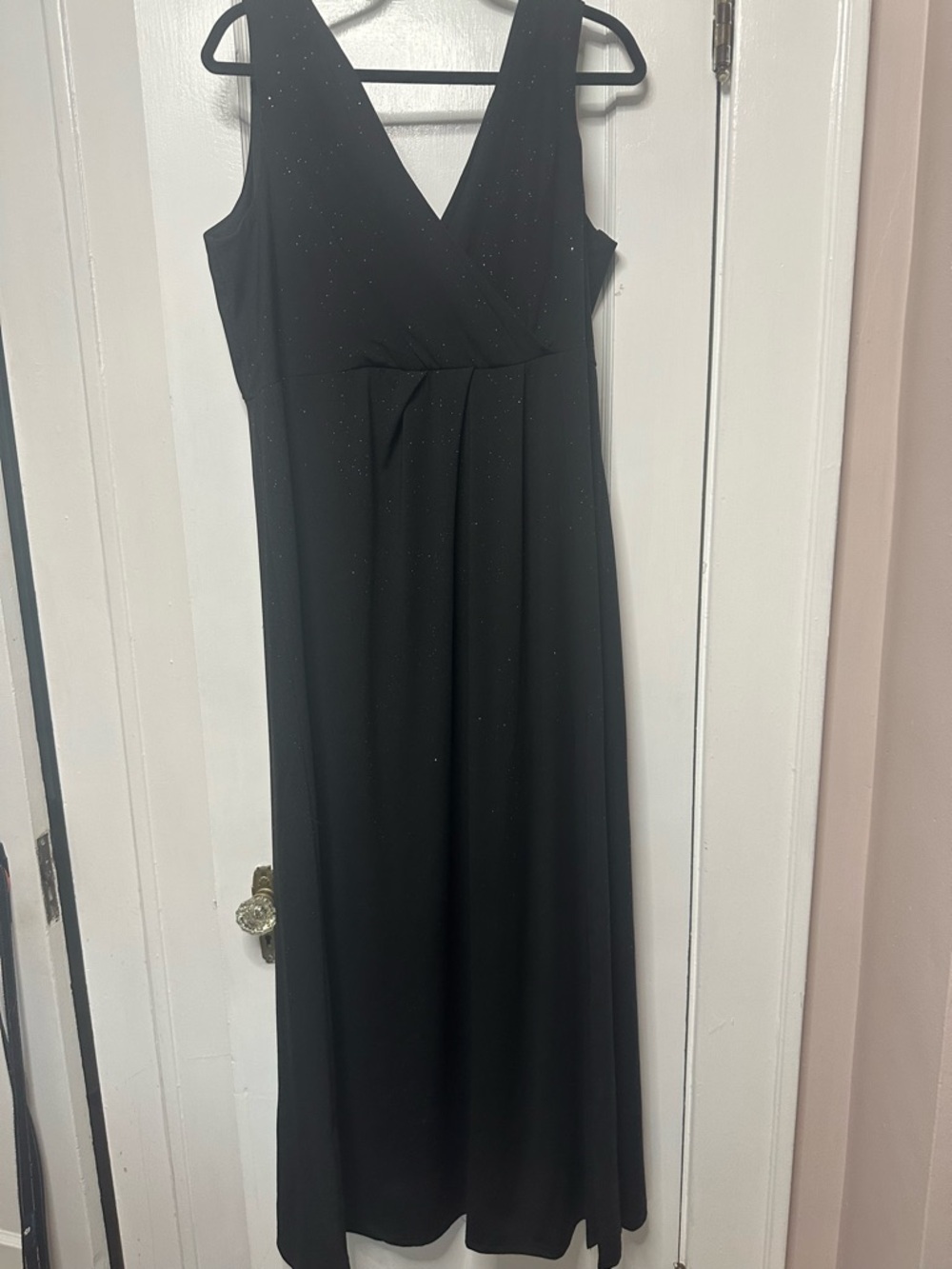 Ever pretty black sparkling gown, size 24